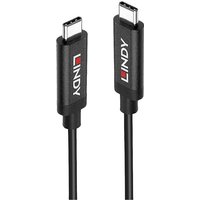 LINDY USB-Kabel USB 3.2 Gen2 (USB 3.1 Gen2) USB-C® Stecker, USB-C® Stecker 5.00 m Schwarz 43308 von Lindy