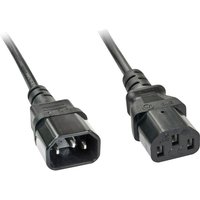 Lindy - Strom Verlängerungskabel Deluxe [1x Kaltgeräte-Stecker C13 - 1x Kaltgeräte-Buchse C14] 2.00 m von Lindy