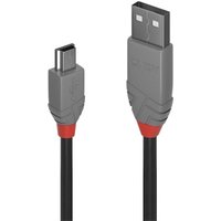 Lindy - USB-Kabel usb 2.0 usb-a Stecker, USB-Mini-B Stecker 2.00 m Schwarz, Grau 36723 Lindy - USB-Kabel usb 2.0 usb-a Stecker, USB-Mini-B Stecker 2.00 m Schwarz, Grau 36723 von Lindy