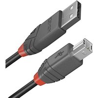 USB-Kabel usb 2.0 usb-a Stecker, usb-b Stecker 5.00 m Schwarz 36675 - Lindy von Lindy