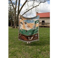 All Meine Liebe Decke | Von Folk-Pop-Musik Inspirierter Überwurf von LindyStarkDesigns