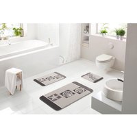 Linea Due Badematte "Aquatica" Höhe 18 mm rutschhemmend beschichtet fußbodenheizungsgeeignet von Linea Due