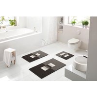 Linea Due Badematte "Capricio" Höhe 18 mm rutschhemmend beschichtet fußbodenheizungsgeeignet von Linea Due