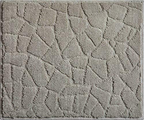 Linea Due Badteppich, 100% Polyester, Magicsoft Natur, Mineral Gray, 50 x 60 cm von Linea Due