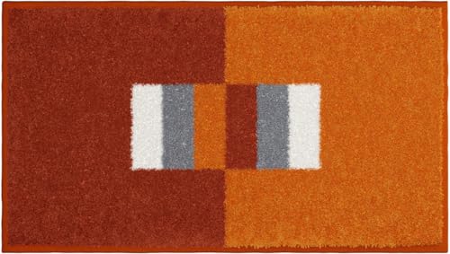 Linea Due CAPRICIO Badteppich 65x115cm orange von Linea Due