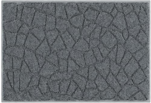 Linea Due TERAZZO Badteppich 60x90cm anthrazit von Linea Due