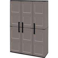 Linea Free Kunststoffschrank Free grau Kunststoff B/H/T: ca. 102x163x37 cm von Linea Free
