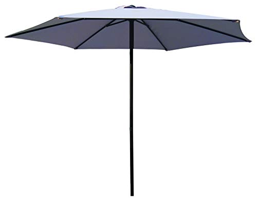 Linea Garden Friend O850303 Push-up-Sonnenschirm, 3 m, Farbe Grau, Gestell aus Stahl von Linea Garden Friend