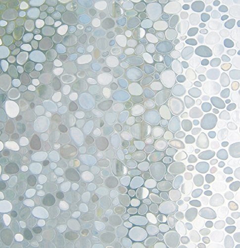 LINEA Fix Dekorfolie - Fensterfolie statisch - Pebbles - 92 x 150 cm von Linea Hogar Deco SL