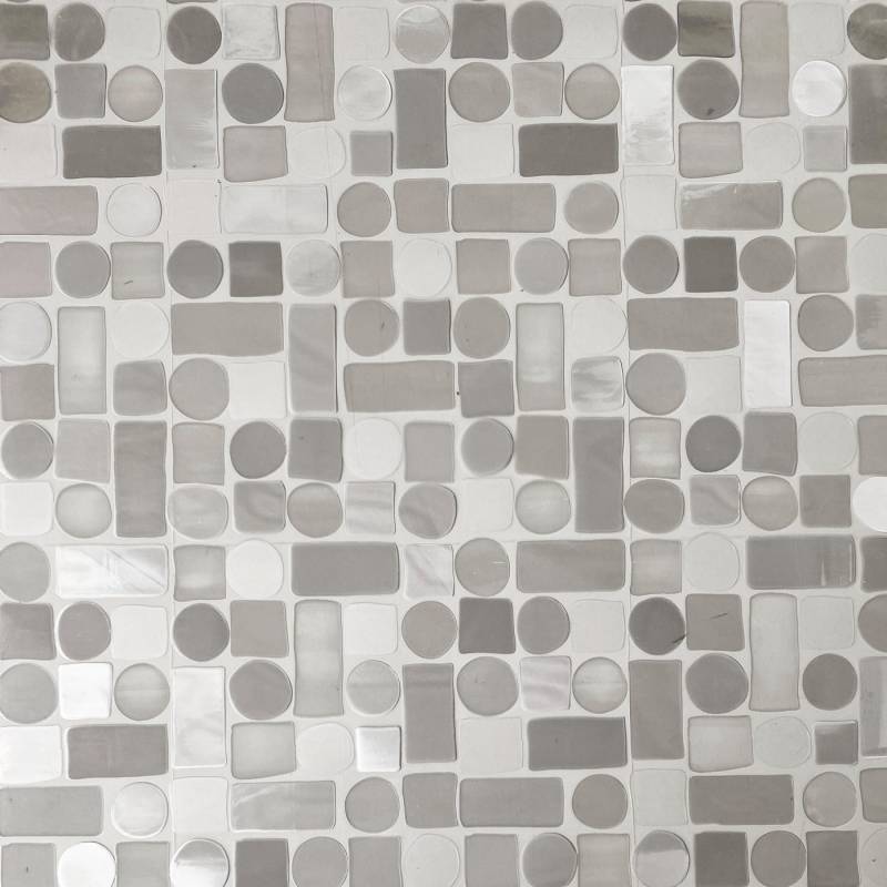 Linea Hogar Fensterfolie 14,42€/qm Sichtschutzfolie selbsthaftend Formas Deko Folie für Fenster, Spürbar geprägt, Glasdekorfolie - Rückstandslos entfernbar & wiederverwendbar von Linea Hogar