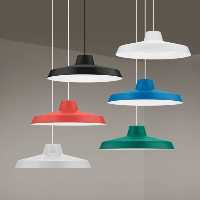 LED-Hängeleuchte Miguel, schwarz, Aluminium, 2.700 K von Linea Light