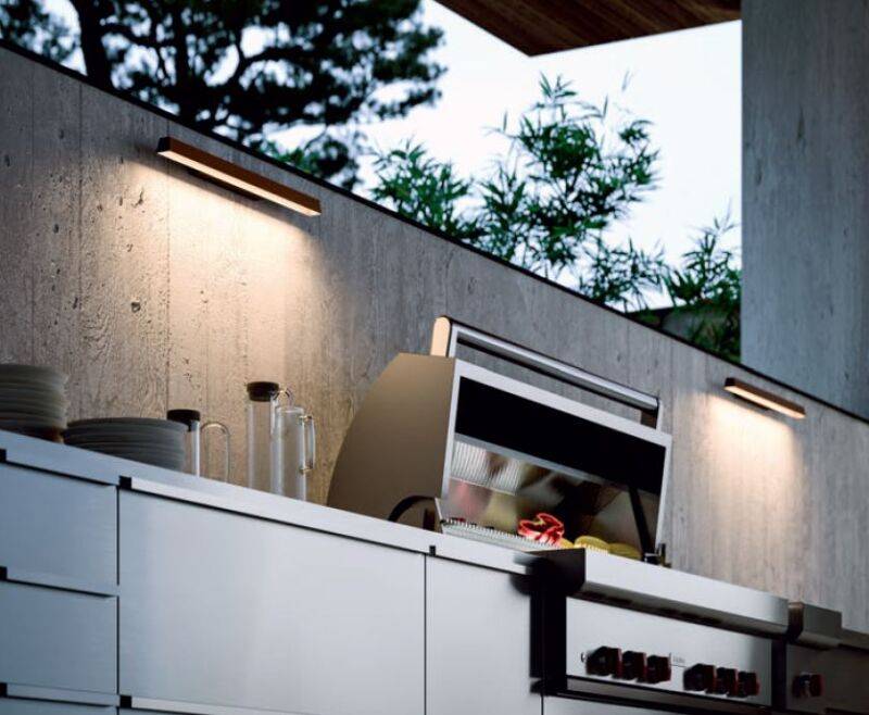 Linealight Wandleuchte Lira W dunkelbraun 70cm Linealight Wandleuchte Lira W dunkelbraun 70cm von Linea Light