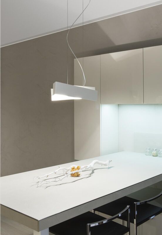 Linealight ausgefallene Pendelleuchte Zig Zag silber von Linea Light