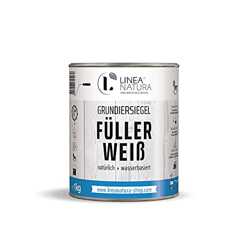 Linea Natura Grundiersiegel Füller Weiß | Grundierung | 1K Wasserfüller 1 kg von Linea Natura
