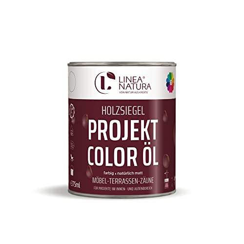 LINEA NATURA® Projekt Color Öl | Hartöl Color | Holz Pflegeöl farbig (375ml, Wildeiche White Wash) von Linea Natura