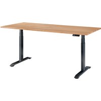 Linea Natura E-Schreibtisch  DURABLE OFFICE, Massivholz von Linea Natura
