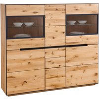 Linea Natura Highboard KELIO, Massivholz von Linea Natura
