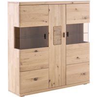 Linea Natura Highboard PHÖNIX, Massivholz von Linea Natura