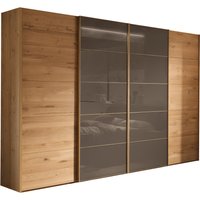 Linea Natura Schwebetürenschrank 4-türig CARDIFF, Teilmassiv von Linea Natura