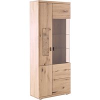 Linea Natura Vitrine PHÖNIX, Massivholz von Linea Natura