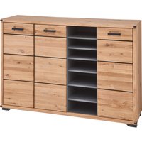 Linea Natura XL-Schuhschrank GENUA II, Massivholz von Linea Natura