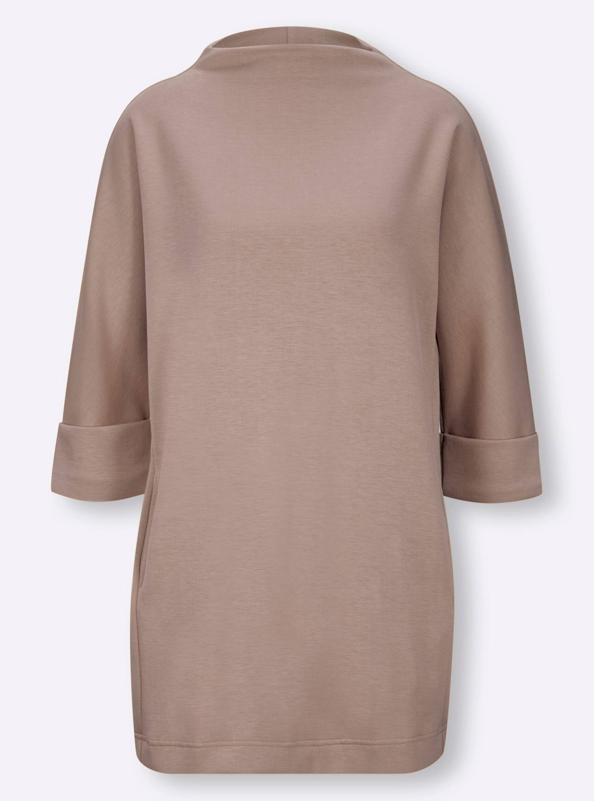 Longshirt in taupe von heine von heine