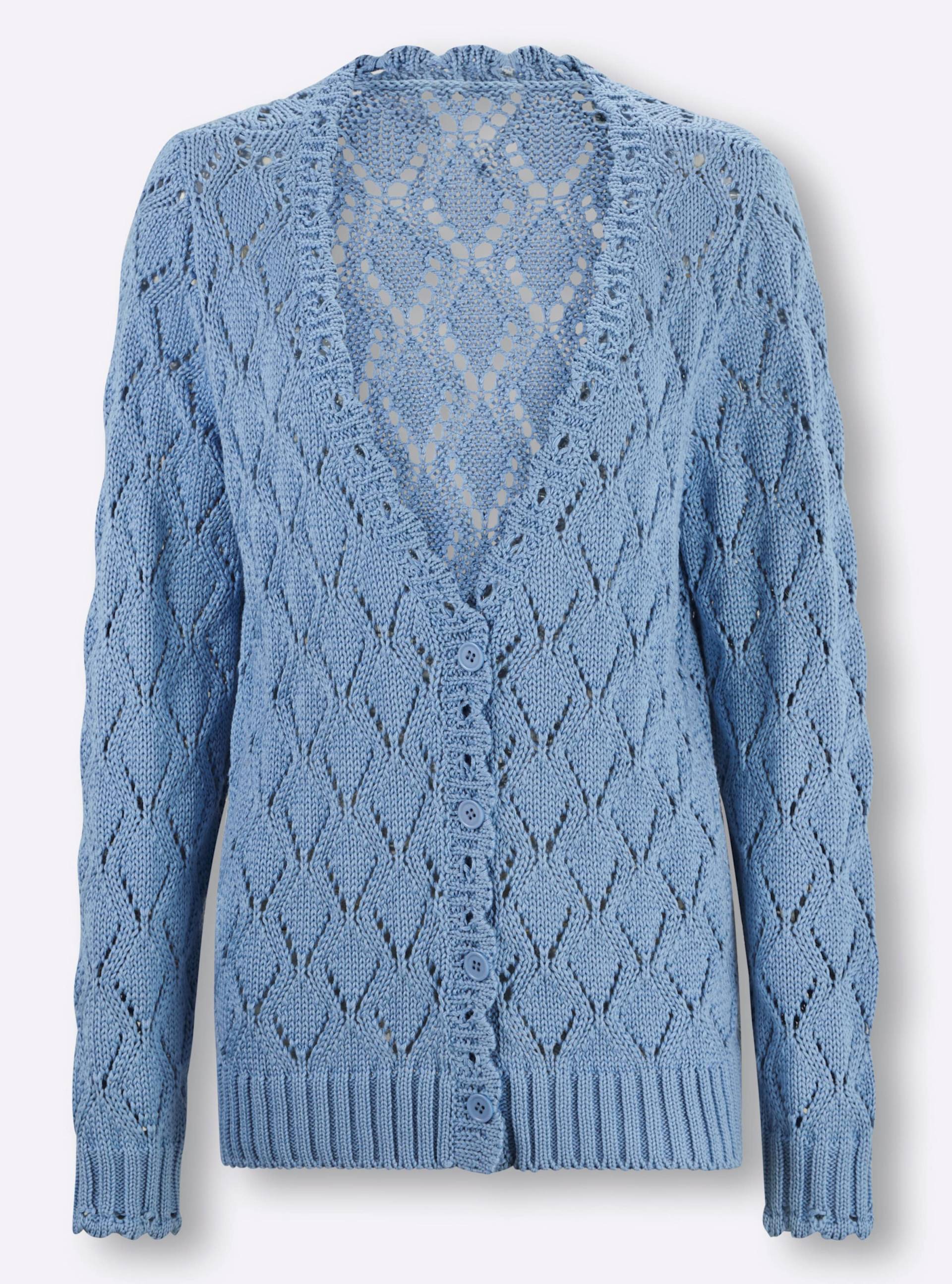 Strickjacke in himmelblau von heine von heine