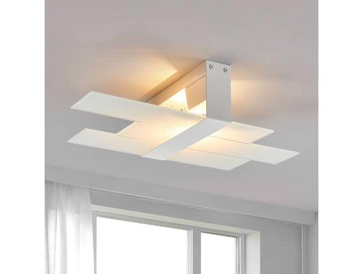 Linea Light Deckenleuchte Triad 48 cm weiß für Flur & Treppenhaus - Modern - Metall von Linea