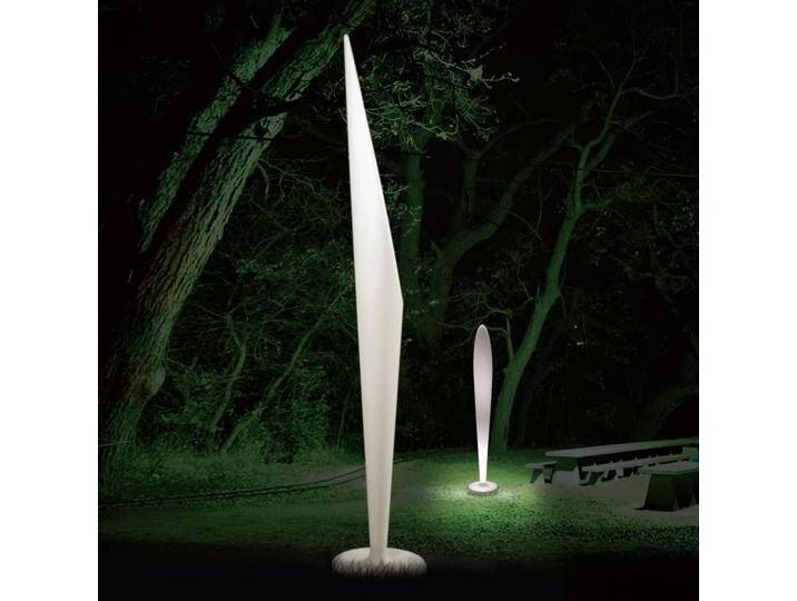 Linea Light Design-Stehleuchte Peggy für außen, GU10 - Weiß - Modern - Kunststoff von Linea