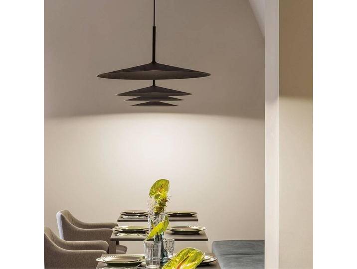 Linea Light LED-Hängeleuchte Poe Plus, schwarz für Wohn & Esszimmer - Modern - Metall von Linea