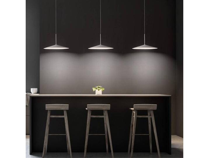 Linea Light LED-Hängeleuchte Poe Plus, weiß für Wohn & Esszimmer - Modern - Metall von Linea