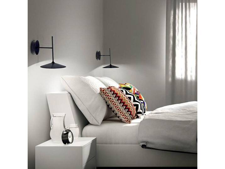 Linea Light LED-Wandleuchte Poe Plus, schwarz für Wohn & Esszimmer - Modern - Metall von Linea
