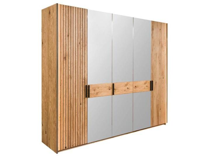 Linea Natura DREHTÜRENSCHRANK, Eiche, Metall, Eiche, teilmassiv, 6 Fächer, 247x214x61 cm, Beimöbel erhältlich, in verschiedenen Größen Schrankfront Linea Natura DREHTÜRENSCHRANK, Eiche, Metall, Eiche, teilmassiv, 6 Fächer, 247x214x61 cm, Beimöbel erhältlich, in verschiedenen Größen Schrankfront von Linea