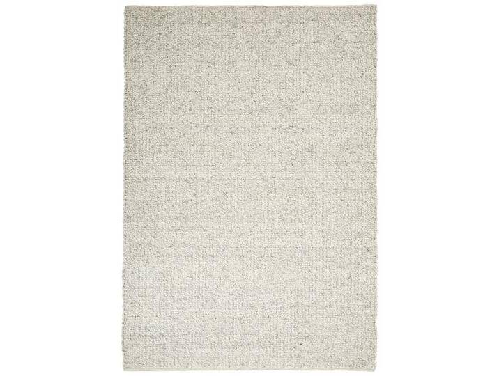 Linea Natura HANDWEBTEPPICH, Hellgrau, Uni, rechteckig, 200x290 cm, beidseitig verwendbar, für Fußbodenheizung geeignet, Teppiche & Böden, Teppiche, von Linea