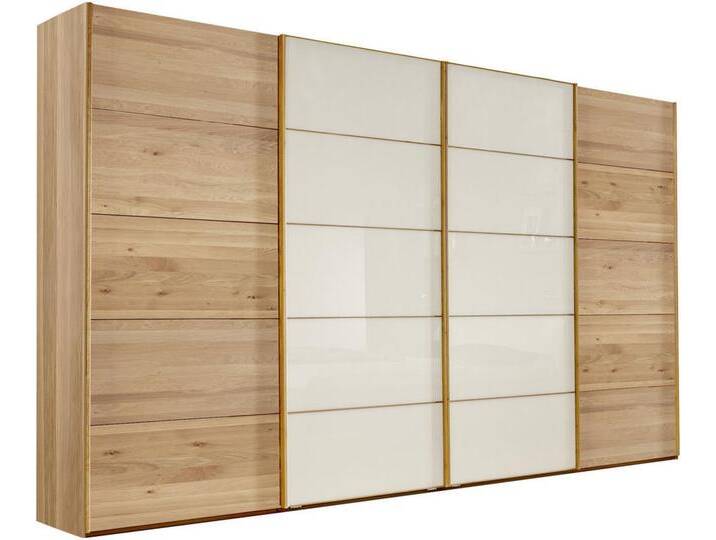 Linea Natura SCHWEBETÜRENSCHRANK, Eiche, Magnolie, Eiche, 8 Fächer, 400x217x67 cm, ISO 9001, umfangreiches Zubehör erhältlich, in verschiedenen von Linea