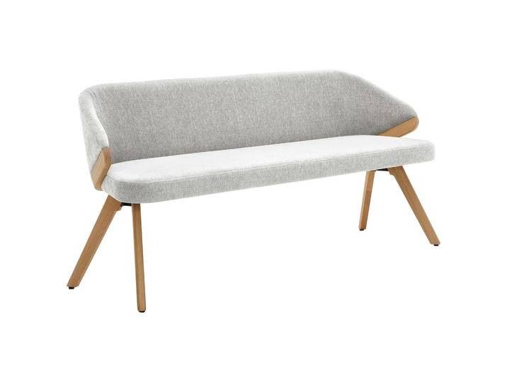Linea Natura SITZBANK LISSONI, Creme, Holz, Eiche, massiv, 3-4-Sitzer, 231x83x59 cm, Stoffauswahl, mit Rückenlehne, in verschiedenen Größen Linea Natura SITZBANK LISSONI, Creme, Holz, Eiche, massiv, 3-4-Sitzer, 231x83x59 cm, Stoffauswahl, mit Rückenlehne, in verschiedenen Größen von Linea
