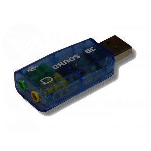Lineaire pcd96 USB Sound Karte (blau) von Lineaire