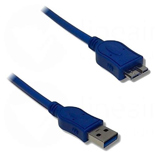 Lineaire pcusb316 °C Micro USB 3.0 Kabel Typ A Stecker/B Stecker 1,8 m blau von Lineaire