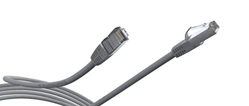 Linear PCJ6aSFZH Netzwerkkabel Ethernet RJ45 Snagless Stecker auf Stecker Cat.6a doppelt geschirmt S/FTP LS0H POE+ 10Gbps ISO/IEC 11801 für 19" Serverschacht 10" und 19" Patchpanel Router Switch NAS von Linéaire
