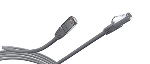 Linear PCJ6aSFZE Netzwerkkabel Ethernet RJ45 Snagless Stecker auf Stecker Cat.6a doppelt geschirmt S/FTP LS0H POE+ 10Gbps ISO/IEC 11801 für Serverschacht 19" 10" und 19" Gehäuse Patchpanel Router von Linéaire
