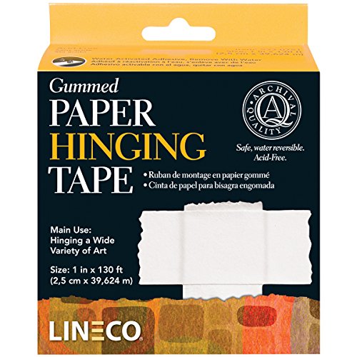 Lineco Gummed Paper Hinging Tape-1"X130' von Lineco