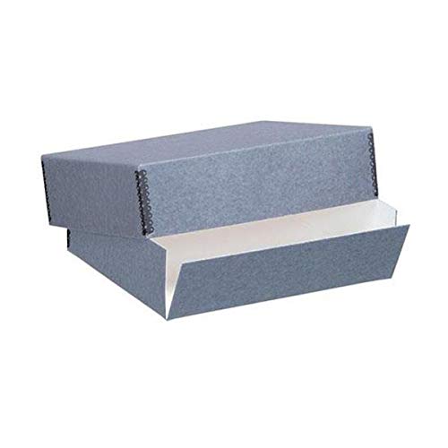 Lineco Museum Archival Aufbewahrungsbox, säurefrei, mit Metallkanten, 21,6 x 26,7 x 3 Zoll, grau (733-0008) Custom LIN-733-0008 von Lineco