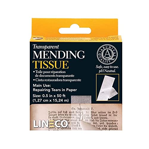 Lineco Transparent Mending Tissue (15m by 13mm) by von Lineco