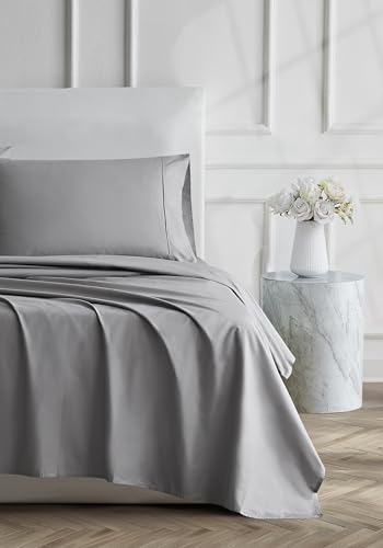 Linen Closet Ultimate Perkal Dunkelgrau King Set Bettlaken 4-teiliges Set von Linen Closet
