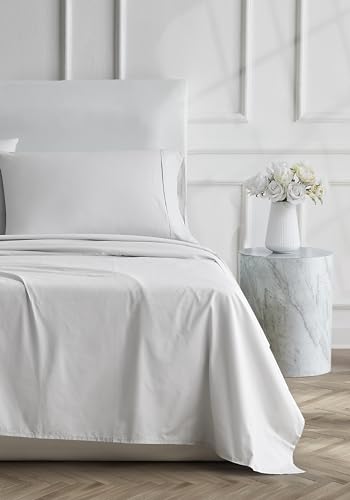 Linen Closet Ultimate Perkal Hellgrau Queen Set Bettlaken 4-teiliges Set von Linen Closet