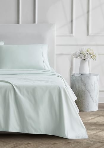 Linen Closet Ultimate Perkal Sea Green King Set Sheet 4-teiliges Set von Linen Closet