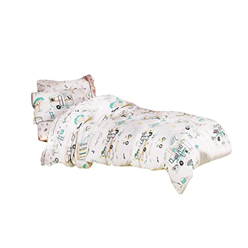 Linen House Kids Down by The River Bettbezug-Set, Baumwolle, Multi, Einzelnen von Linen House Kids