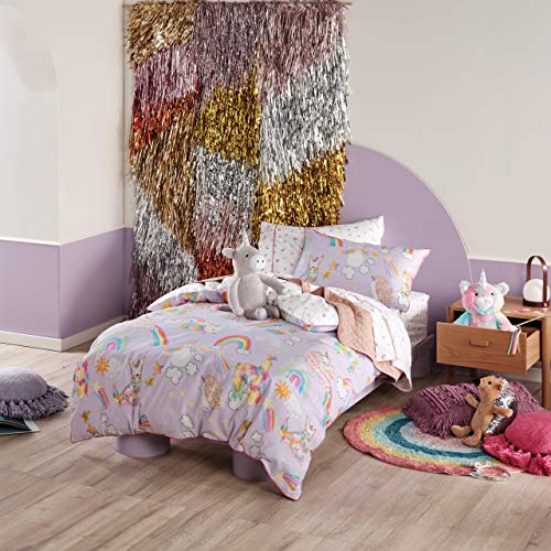 Linen House Kids Unicorniverse Bettbezug-Set, Perkal Baumwolle Leinen, Multi, Doppelt Linen House Kids Unicorniverse Bettbezug-Set, Perkal Baumwolle Leinen, Multi, Doppelt von Linen House Kids