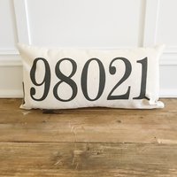 Postleitzahl Kissenbezug von LinenAndIvory