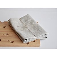 Leinen Geschirrtücher - Set Leichte Küchentücher - Geweicht Handtücher - Küchenwäsche von LinenBloomShop